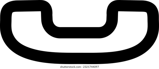 Hang Up Related Vector Line Icon Simple. Editable stroke. 32 pixel