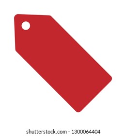 Hang Tag Icon. Discount Label Illustration Sign & Symbol. Flat Color Vector Icon for Product & Shopping  Apps and Websites.