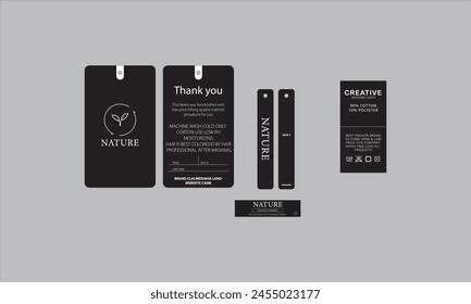 Hang Tag Label Preis Tag Label Set Design