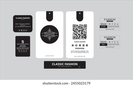 hang tag label price tag label set design