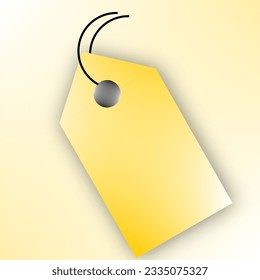 hang tag price model variant. with a simple and elegant concept. Replaceable vector design.