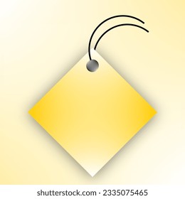 hang tag price model variant. with a simple and elegant concept. Replaceable vector design.