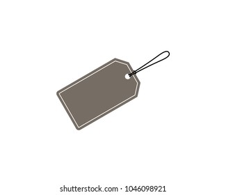 Hang Tag Price Vector Design Template. Blank Design