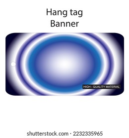 Hang tag space vector banner web icon update fashionable up-to-date price tag product tag lifestyle teenage goods