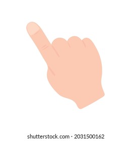 hang touch gesture icon isolated