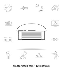 hangar for aircraft icon. Airport icons universal set for web and mobile