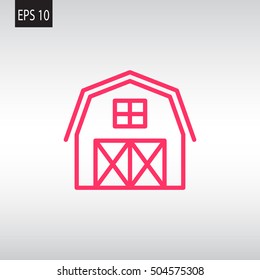  Hangar Icon Flat.
