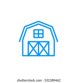  Hangar Icon Flat.