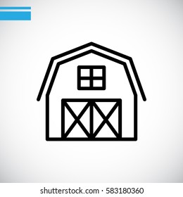  Hangar Icon Flat.