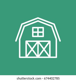  Hangar Icon Flat.