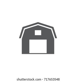 Hangar Icon on the white background