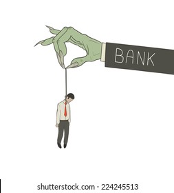 hanged by bank