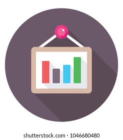 
A hanged graphic presentation of business analysis
