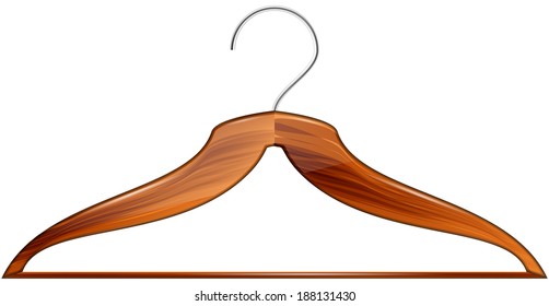 Hanger abstract vector illustration isolated eps 10 / hanger
