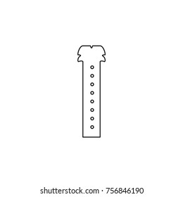 hanger attic icon, vector illustration