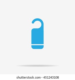 Hanger badge icon. Vector concept illustration for design.