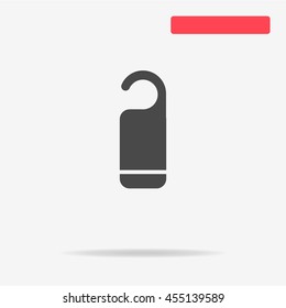 Hanger badge icon. Vector concept illustration for design.