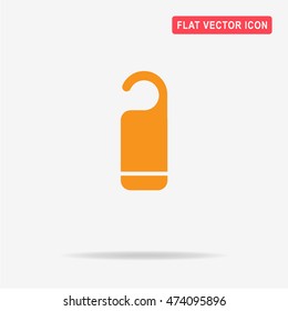 Hanger badge icon. Vector concept illustration for design.