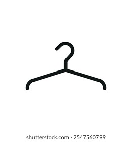 Hanger bedroom icon vector basic design simple and modern concept graphic