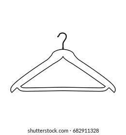 Hanger black icon .