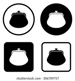 Hanger  - black vector icon