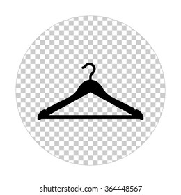 Hanger  - black vector icon