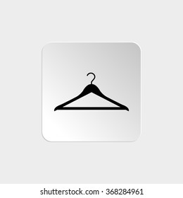 Hanger  - black vector icon