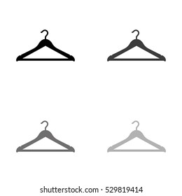 Hanger  - black vector icon
