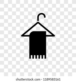 Hanger cleanin vector icon isolated on transparent background, Hanger cleanin transparency logo concept