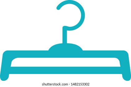 Hanger Cleaning and Laundry trendy icon on white background for web graphic