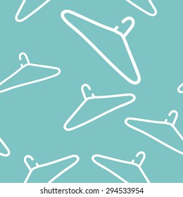 Hanger / Closet Hand Drawn Seamless Pattern 