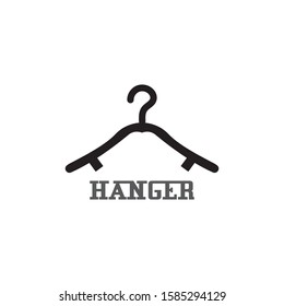 Hanger cloth icon flat design concept vector template