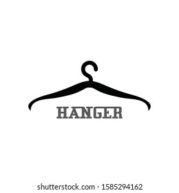 Hanger cloth icon flat design concept vector template