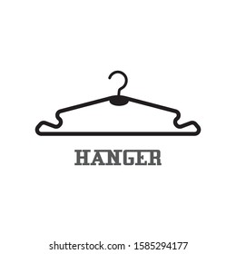 Hanger cloth icon flat design concept vector template