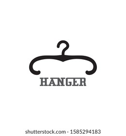 Hanger cloth icon flat design concept vector template