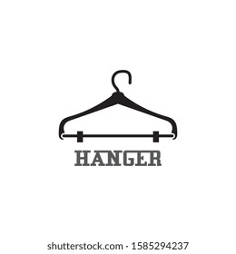 Hanger cloth icon flat design concept vector template