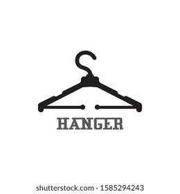 Hanger cloth icon flat design concept vector template