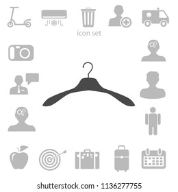 Hanger for clothes icon. vector illustration