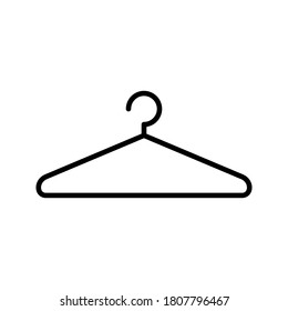 hanger clothes icon vector. hanger clothes icon simple and modern for app, web and design. hanger clothes icon vector illustration. EPS10