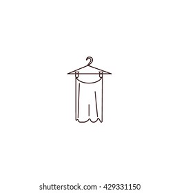 hanger, clothing, icon