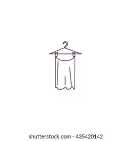 hanger, clothing icon