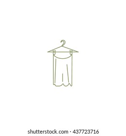 hanger, clothing, icon