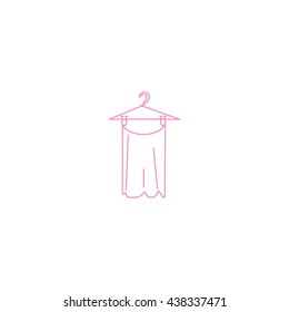 hanger, clothing, icon