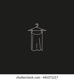 hanger, clothing, icon
