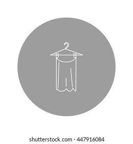 hanger, clothing, icon