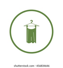 hanger, clothing, icon