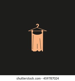 hanger, clothing, icon