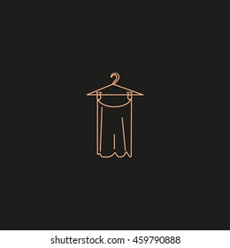 hanger, clothing, icon