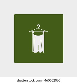 hanger, clothing, icon