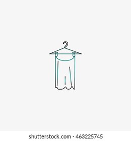 hanger, clothing, icon